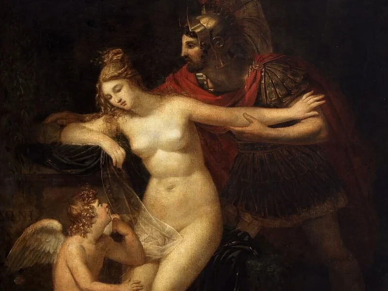 1804-Adrianus Wulffaert - Marte e Venere